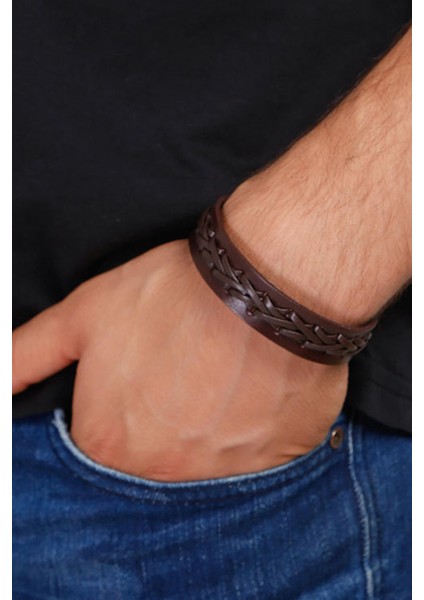 Ip ve Deri Detaylı Ayarlanabilir Beden Uniseks Bileklik Paketi fiyatları