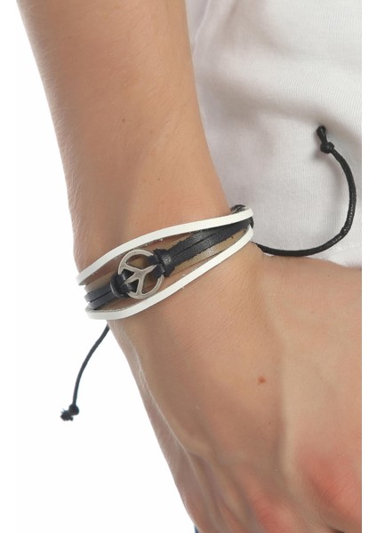 Ip Detaylı Ayarlanabilir Beden Deri Uniseks Bileklik Paketi modelleri