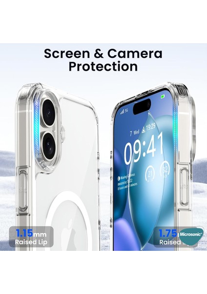 Apple iPhone 17 Kılıf Magsafe Clear Soft Şeffaf fırsatları