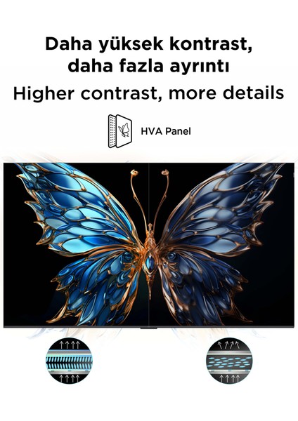 75T6C 75" 190 Ekran Uydu Alıcılı 4K Ultra HD QLED Google TV