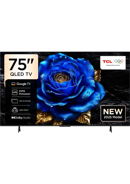 75T6C 75" 190 Ekran Uydu Alıcılı 4K Ultra HD QLED Google TV
