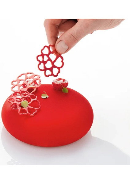 Silikon Tuil ve Dekor Kalıbı PR008 Hearts 2 Kalp