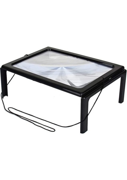 -Yaşlılar Için A4 Boyutu Masa Tipi Işıklı Okuma Büyüteç