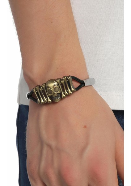 Kafatası Ruh ve Kobra Fügür Detaylı Uniseks Bileklik Paketi fiyatları