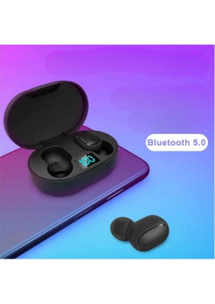 E6S Kablosuz Kulaklık Dijital Göstergeli Bluetooth Kulaklık 5.0 indirimleri