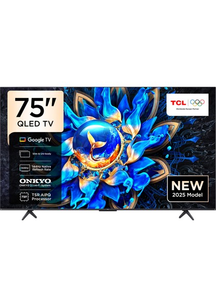 75T8C 75" 190 Ekran Uydu Alıcılı 4K Ultra HD QLED Google TV fırsatları