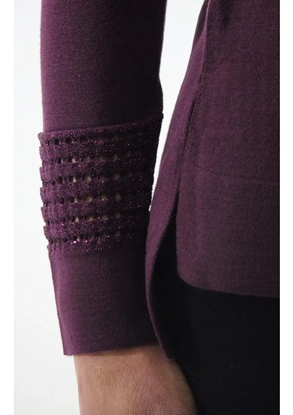 Yaka Ve Kol Detaylı Triko Kazak fiyatları