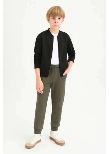 Erkek Çocuk Basic Waffle Kumaş Okul Eşofman Altı AK2432 fiyatları