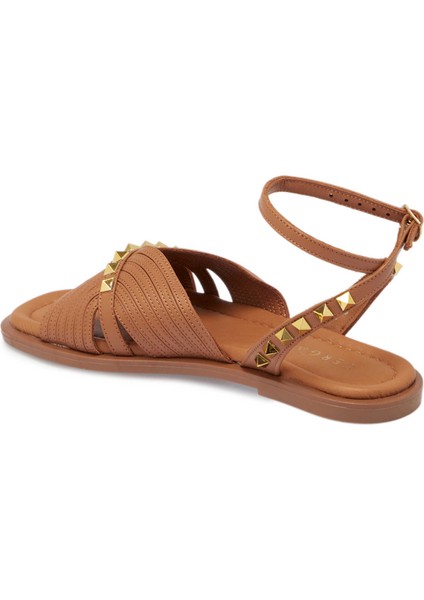 Taba Hakiki Deri Kadın Sandalet - K25Y1SN67783-A29 fiyatları