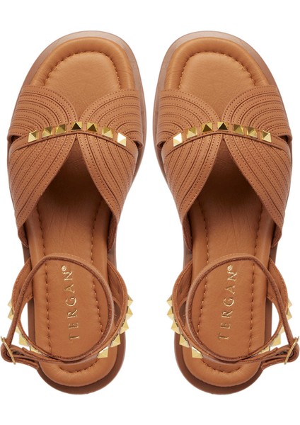 Taba Hakiki Deri Kadın Sandalet - K25Y1SN67783-A29 indirimleri