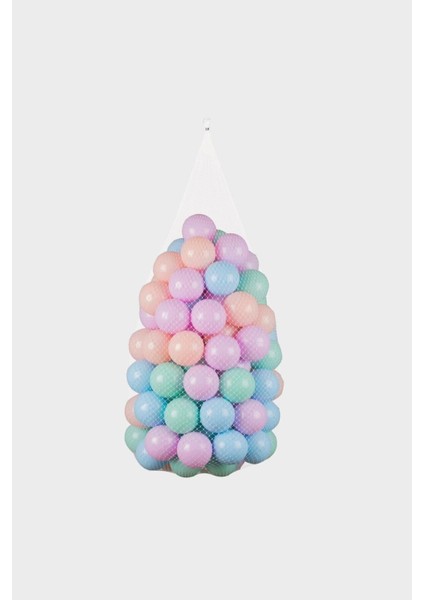 Renkli 50'li 6 cm Top Seti, Çocuklar Için Güvenli ve Eğlenceli Oyun Malzemesi