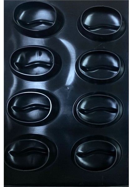 Silikon Pasta & Kek Kalıbı Kahve Çekirdeği P8 Ayrı Gözp