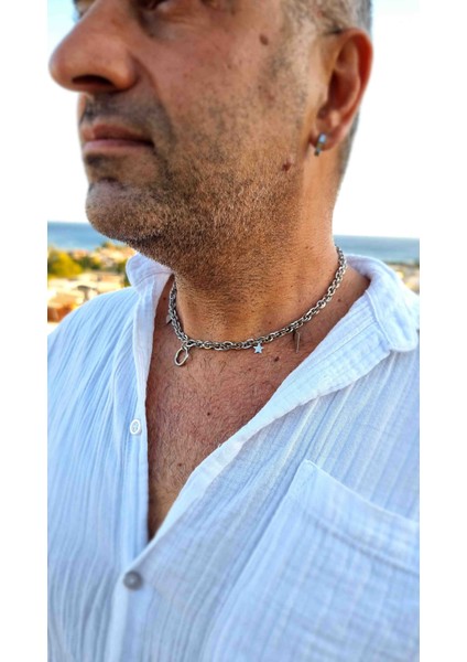 Zincirli Erkek Kolye modelleri