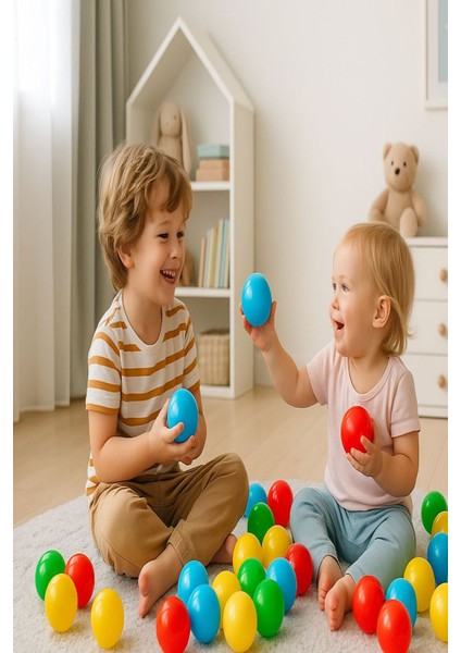 Renkli Oyun Havuzu Topları 50’li Set 6 cm Çocuk Güvenli Eğlenceli Plastik Toplar modelleri