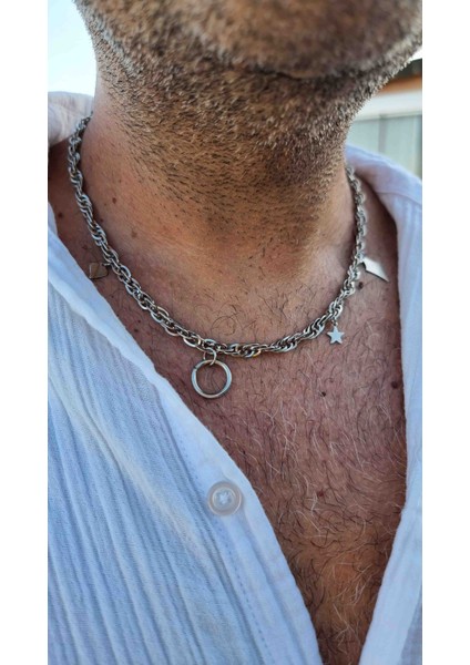 Zincirli Erkek Kolye modelleri