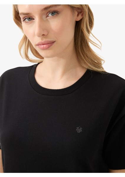 Kadın T-Shirt 60580 - Siyah