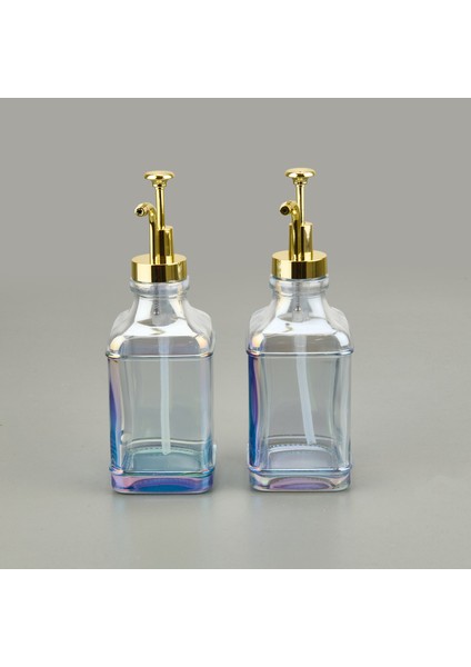 Pablo Lüsterli 2'li Cam Sıvı Sabunluk - Şeffaf / Sarı - 500 ml modelleri