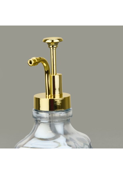 Pablo Lüsterli 2'li Cam Sıvı Sabunluk - Şeffaf / Sarı - 500 ml fırsatları