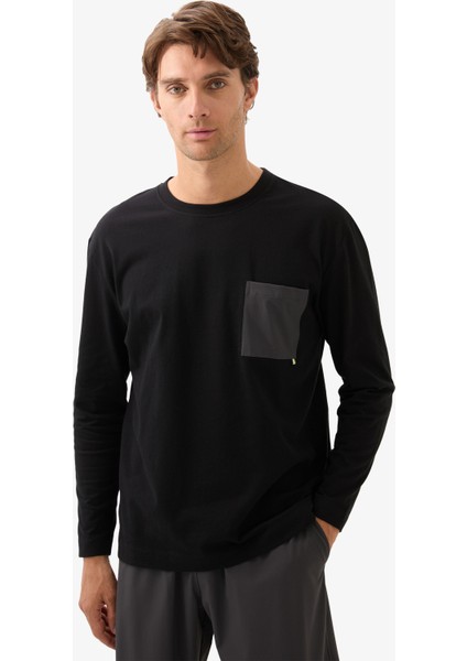 Erkek T-Shirt 40841 - Siyah