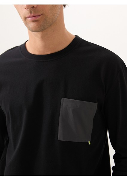 Erkek T-Shirt 40841 - Siyah modelleri