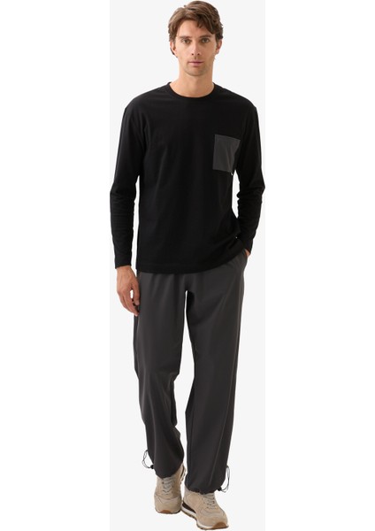 Erkek T-Shirt 40841 - Siyah fırsatları