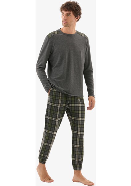 Erkek Termal Pijama Takımı 40804 - Antrasit modelleri