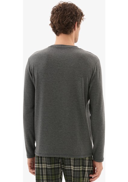 Erkek Termal Pijama Takımı 40804 - Antrasit indirimleri