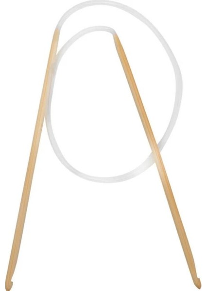 Bambu Gagalı Misinalı Şiş 3,5mm-60 cm