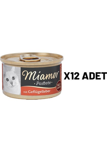 Pastete Kedi Ciğerli 85 gr x 12 Adet