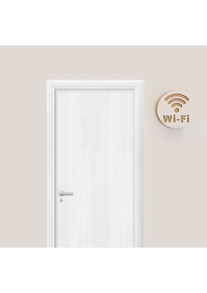 Wifi Ahşap Tabela