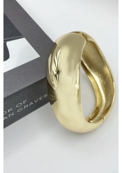 Altın Kaplama Kalın Cuff Kelepçe Bilezik indirimleri