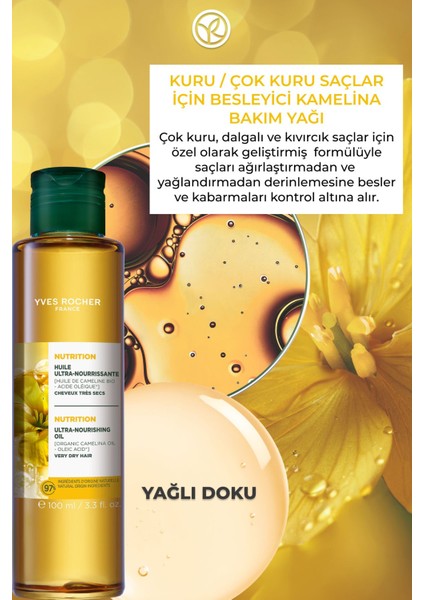 Besleyici Kamelina Bakım Yağı - Kuru ve Çok Kuru Saçlar / Nutrition - VEGAN-3142 fiyatları