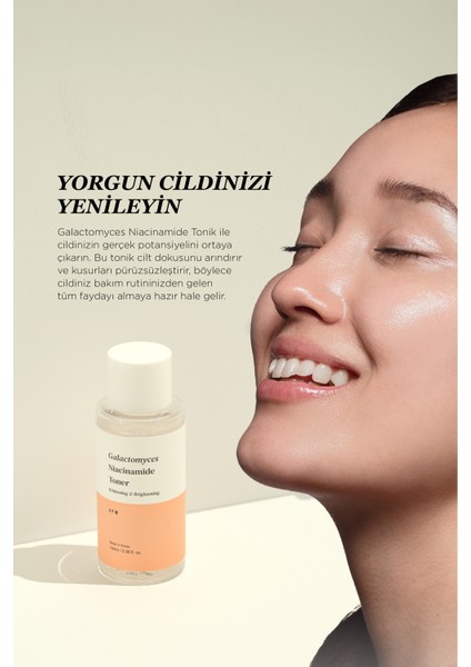 Ton Eşitleyici Tonik, Gözenek Sıkılaştıran Destek, Cilt Canlandırıcı - Galactomyces Niacinamide - 100ML fiyatları