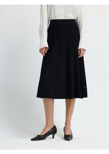 Piliseli Triko Etek Siyah 12744375001 fiyatları