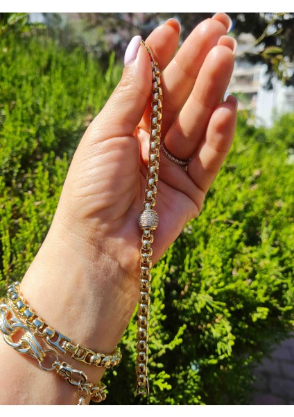 14 K Altın Rengi Kadın Çelik Bileklik fiyatları