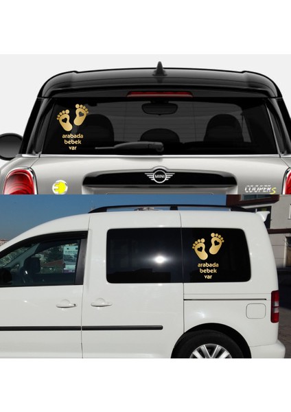 Arabada Bebek Var Oto Araba Sticker 02502 modelleri