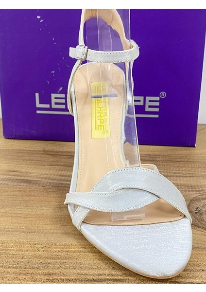 LES01 Renk Gri Önü Arkası Açık Bilekden Bağlamalı Kadın Topuklu Stiletto 36 Beden fırsatları
