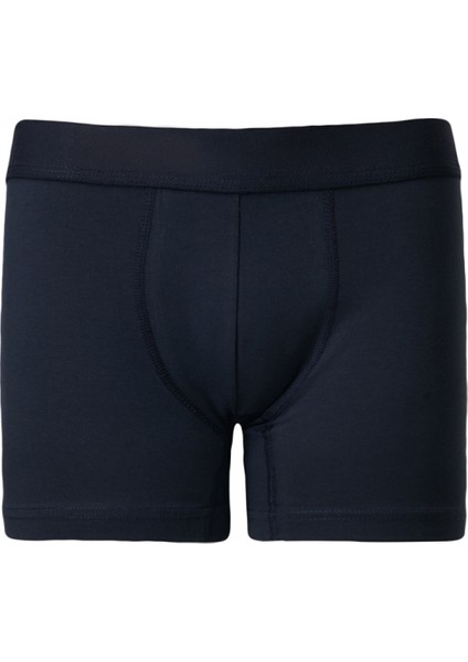 Erkek Bordo-lacivert 3lü Pamuklu Esnek Boxer Paketi modelleri