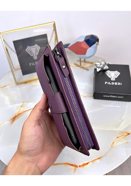 Hakiki Deri Telefon Bölmeli Tutamaçlı Büyük Bölmeli Cüzdan 2040 fiyatları