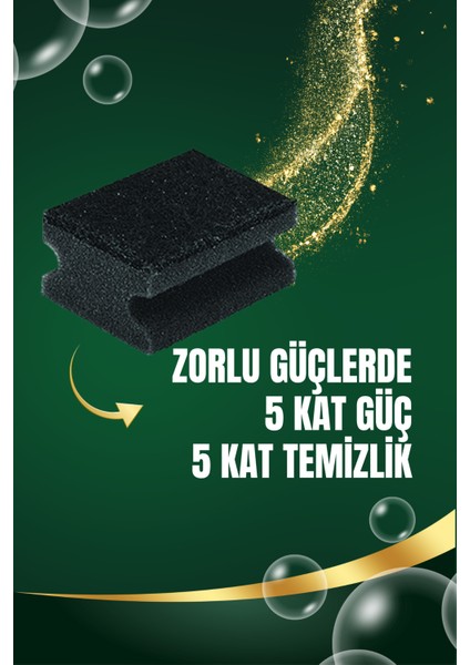 20 Adet Oluklu Siyah Simli Bulaşık Süngeri – Özel Dokulu Dayanıklı Pinterest Temizlik Süngeri Seti modelleri