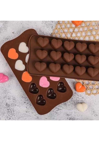 Çikolata Kalıbı Silikon - Kalp fırsatları