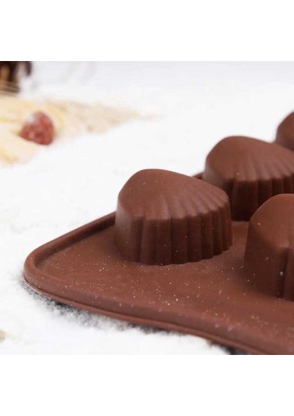 Çikolata Kalıbı Silikon - Midye modelleri