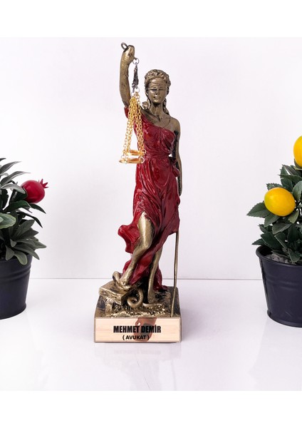 Adalet Heykeli – Themis Biblo | Avukat ve Hukukçu Hediyesi Dekoratif Obje fiyatları