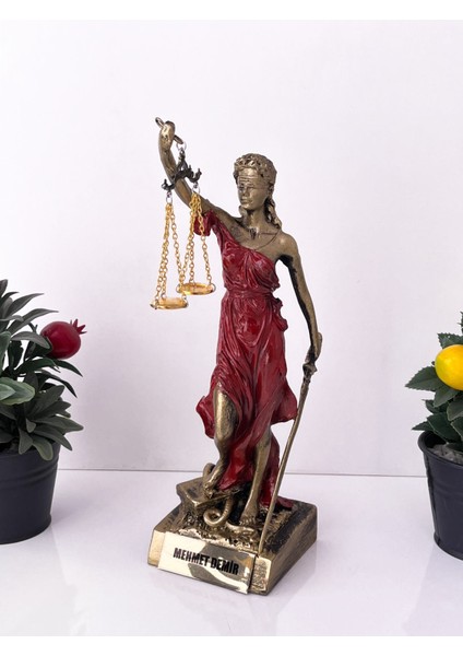 Adalet Heykeli – Themis Biblo | Avukat ve Hukukçu Hediyesi Dekoratif Obje modelleri