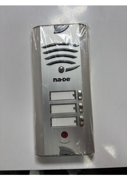 3'lü Zil Butonu HP03-261MM 8+N 3'lü Tek Sıra Zil Paneli