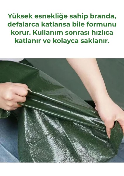 Su Geçirmez Çadır Alt Zemin Brandası 375X300 Kamp Gölgelik Araç Eşya Örtüsü Tente