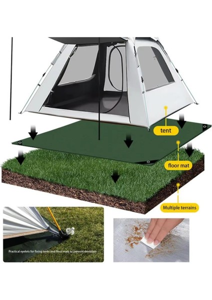 Su Geçirmez Çadır Alt Zemin Brandası 375X300 Kamp Gölgelik Araç Eşya Örtüsü Tente modelleri