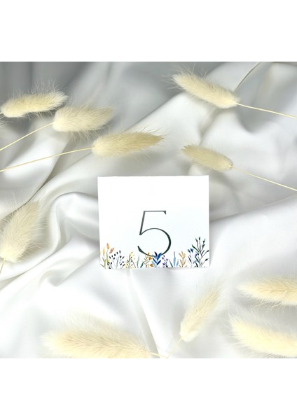 30 Adet Çiçek Desenli Masa Numara Kartları/düğün-Nişan-Nikah-Kına fiyatları