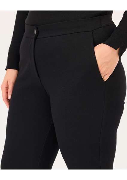 Büyük Beden Düğmeli Pantolon Gala-Xi modelleri