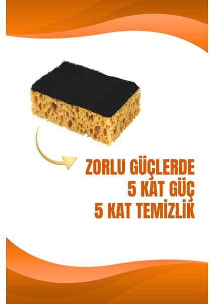 4 Adet Lifli Düz Bulaşık Süngeri – Özel Dokulu, Dayanıklı Geniş Gözenekli Mutfak Süngeri Seti fiyatları